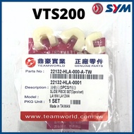 SYM VTS200 SLIDER SET 0 22132-HLA-000-A ROLLER ELEGAN GTS200 VTS 200 U CLIP PULLEY DAMPER MOVE DRIVE