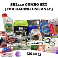 Combo SRL110 (10 in 1) Racing 55mm 56mm Block Siap Head with Valve, CDI Unit, Gasket set, Spring clu
