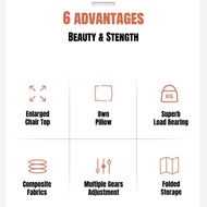 [SG Stock]Japanese Portable Foldable Bed-Sofa Chair Single Bed 3-Fold Multifunctional Bed Latest Cra