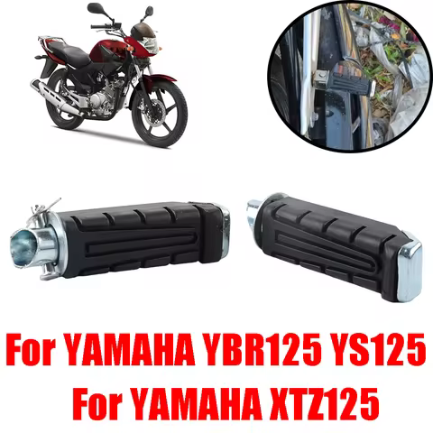 For Yamaha YBR125 YB125 YBR 125 ED SPD YB 125 YS125 XTZ125 XTZ 125 Motorcycle Rear Passenger Footres