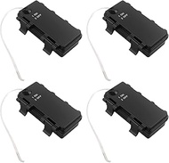 4Pcs AA Battery Holder with Switch 3V, Waterproof Enclosed IP65, Holds 2 AA Batteries Suitable for H