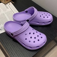 Summer Beach Vacation Casual Anti-Slip Versatile Head Cover Sandals High-End Y2K Chain Star Holes Wo