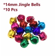 14mm Jingle Bells 10 Pcs Pendants For Beading Jewelry Diy Craft, Bracelet. Keychain 小鈴鐺