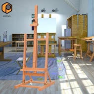 [prettyia] Drawing Easel, Wooden Easel, Painting Easel, Collapsible, Stable Photo And Sign Holder, T