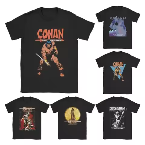 CONAN THE BARBARIAN Movie for Men Women T Shirts Conan The Barbarian Novelty Tees Short Sleeve T-Shi