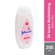 JOHNSON'S MILK + RICE BABY LOTION 200ML / JOHNSON'S BABY LOTION 200ML (PINK)