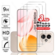 3Pcs Clear 9H Tempered Glass Screen Protector For Honor 400 5G Protective Glasses On Honer Honar 400