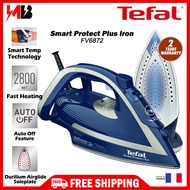 [NEW] Tefal 2800W Steam Iron Smart Protect Plus FV6872 No Temp Setting Auto Off Dry Iron Seterika St