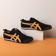 Onitsuka Tiger Shoes for Women Original Sale Mexico 66 Slip-On Canvas Onituska Tiger Shoes for men Unisex Casual Sports Sneakers Black