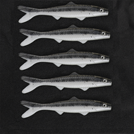 5 Chiếc Cá PVC Mềm Dụ Mô Phỏng 80Mm 120Mm 140Mm Mồi Câu Cá Cho Đại Dương Sông Hồ Bãi Biển đá-Nhiều K