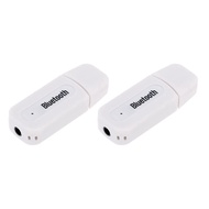 2X Mini Portable USB 3.5mm AUX Bluetooth Music Receiver Wireless Audio Adapter AUX Car Audio