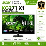 Acer Nitro KG271 X1 27 inch Gaming Monitor (FHD/IPS/200HZ/0.5MS/LOA) - Genuine 3 Year Warranty