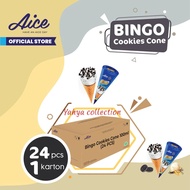 Aice Bingo cookies cone 1 box isi 24 pcs