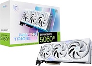 MSI Gaming RTX 5060 Ti 8G Gaming Trio OC White Graphics Card (8GB GDDR7,128-bit, Extreme Performance
