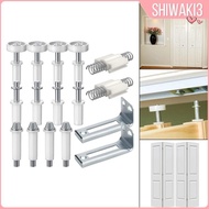 [Shiwaki3] 16x Bifold Door Hardware Kit Bifold Door Top Guide Wheel Bifold Door Hardware