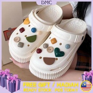 Shoes Women Ins Fashionable Outdoor Wear Summer Versatile Height Increasing Slippers Kasut Lubang Pe