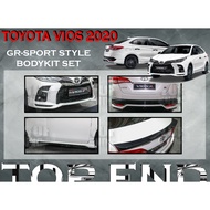 TOYOTA VIOS NCP151 2020 2021 2022 GRS STYLE FULLSET BODYKIT WITH PAINT (GRS) PU GETAH BUMPER SKIRT L