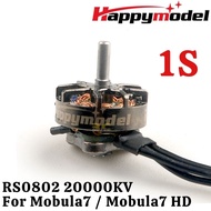 Happymodel RS0802 20000KV 1S Unibell Brushless Motor 1.5mm Shaft for Mobula7/ Mobula7 HD RS0802-20