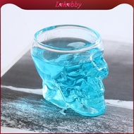 [Lohobby] Skull Head Bottle Decanter Whiskey Vodka Wine Glass Crystal Shot Glass -75ml