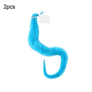 2Pcs Funny Worm Twist Wiggle Moving Sea Horse Kids Trick Toy Magic Prop