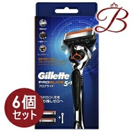 【×6個】ジレット プログライド マニュアルホルダー カミソリ 替刃2個付