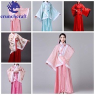 CRUNCHCRAFT​ Chinese Ancient Dress, Stage Costumes Performance Cosplay Dress Chinese Hanfu Skirt, Fl