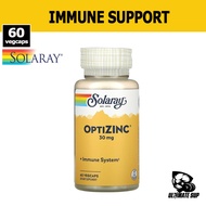 Solaray Optizinc with Zinc & Vitamin B6 for Immunity, Immune System Supplement, Zinc Supplement, Veg