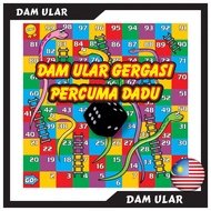Dam Ular Gergasi | 2x2, 3x3, 4x4, 5x5 kaki READY STOCK MALAYSIA mina jingga