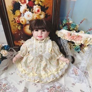 50-55cm Doll Clothes Rebirth Doll Clothes Long Sleeve Cute Princess Skirt Dress Suit Trendy Play
