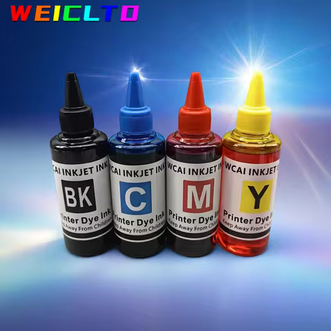 4PC 100ML Refill Dye Ink for HP88 for HP Officejet Pro K550 K5400 K8600 K8600dn K5300 K5400 K5400dn 