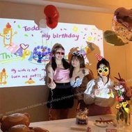 ☆IDALZA☆ 台灣現貨 精緻氛圍 INS派對佈置 趣味 場景 生日 投影燈 拍照道具 生日派對 禮物 投影機