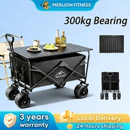 300L Outdoor Wagon Trolley camping car Foldable Trolley camping trolley Portable Shopping Trolley