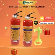 Bình chữa cháy bột ABC 2kg bình cứu hỏa MFZL2 tiện ích sử dụng cho khu vực diện tích nhỏ Hàng chất l
