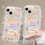 SOFTCASE SILICON CASING MELTING CLEAR SHOCKPROOF LIVE IS LOVELY FOR REALME C1 C2 5 5I C3 11 11 PRO+ 