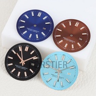 QX 25MM Sunburst NH05 Watch Dial Lady's Watch Accessories For DATEJUST NH05 NH06 Automatic Movement 