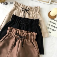 Women's Apparel Casual Shorts Womens Shorts Winter New Plus Size 5XL Drawstring Wide-leg Loose High 