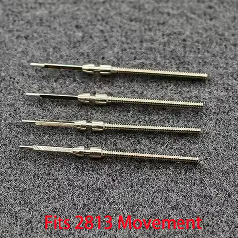 2PCS/4PCS 2813 Stainless Steel Crown Movement Crown Stem Fits For 2813 Automatic Mechanical Movement