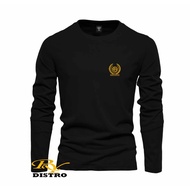 Ry DISTRO - Men's T-Shirt Long Sleeve Ry Lifestyle Samping Gold - Kaos Simple polos