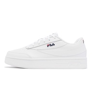 Fila Casual Shoes Court OG LUX White Men Women Full Ruler Couple Thick-Soled Heightened Leather ACS 4C301X123