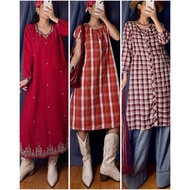 Vintage long dress, selected models/ins: april6_clothing