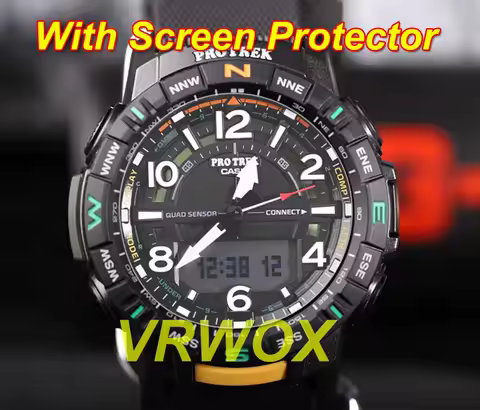 3Pcs 9H 2.5D Tempered Glass For Pro Trek PRT-B50-1CR PRT-B50-4CR PRT-B50-2JF Watch Scratch Resistant