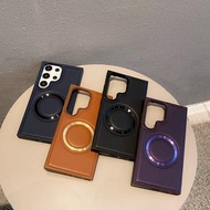 E06R Case Magnetic Ring for Samsung S25 Ultra S24 Ultra S23 Ultra S25 Edge S24 Fe A56 A55