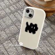 MrHaha Casing for IPhone 11 15 14 13 12 Pro Max X XR Xs Max 8 7 6 6s Plus SE 2020 Cartoon Cute Cat Sample Phone Case Camera Protection Soft TPU Cover