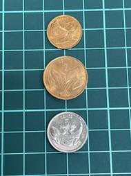 澳洲和大洋洲 吉里巴斯 19XX年 鳥類 花 動物幣 1~5分 錢幣 硬幣-全新UNC 較少見、品相如圖 (黃76)