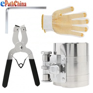 3-Inch Adjustable Size, From 2-1/8 Inches To 7 Inches, Gloved Automotive Engine Piston Ring Compress
