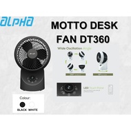 ALPHA Motto DT360 Desk Fan with Remote Control