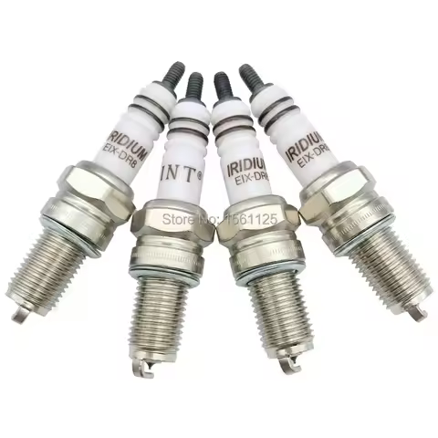 1 2 4PCS IRIDIUM MOTOR spark plug EIX-DR8 for Champion RA4HC NGK DR8EIX DR8EGP DR8EA D8EA Denso X24E