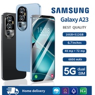 แบรนด์ใหม่ โทรศัพท์ Samsang Galaxy A23 Smartphone ร์ทโฟนหน้าจอ Full HD 6.7นิ้ว โทรศัพท์มือถือ Android13 4G 5G เกมแบบเต็มหน้าจอการเล่นเกมที่ราบรื่น 6800mAh พิกเซลสูงมาก กล้องหน้า ปลดล็อคด้วยใบหน้า การทํางานที่ราบรื่น หน่วยความจําขนาดใหญ เมนูภาษาไทย