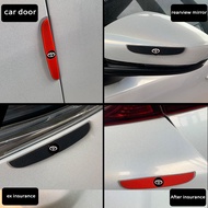 4Pcs Toyota Car Anti Collision Strip Door Handle Rearview Mirror Bumper Guard Anti-Scratch Protector for  Vios Hilux Innova Fortuner Rush Wigo Raize Hiace Avanza Veloz Corolla Cros