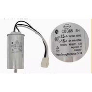 CBB65 SH7.5 UF 16UF 450V Suitable for Dryer TH100-H9WZ845 Capacitor 7.5 UF 16UF 450VACS2